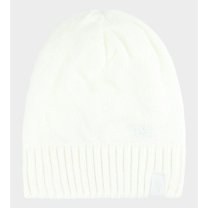 4F női sapka, beanie, fehér, univerzális