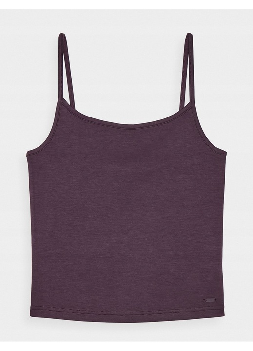 4F Crop Top, Slim Fit, Lila, Szintetikus és Modális, Női, XL INTL