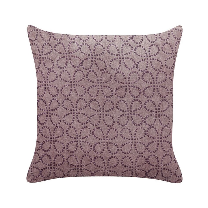 Perna de catifea roz 45 x 45 cm Larkspur