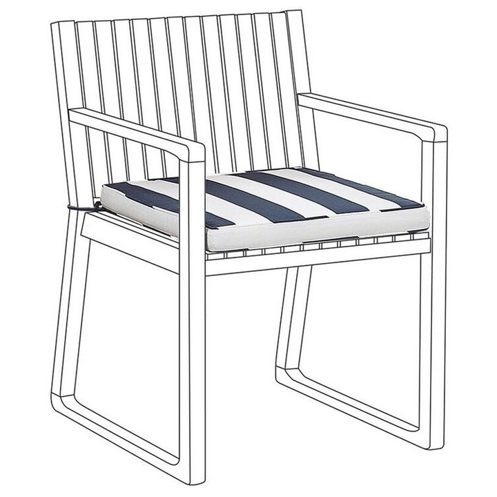 Perna pentru scaun Sassari 46 x 46 cm Bleumarin