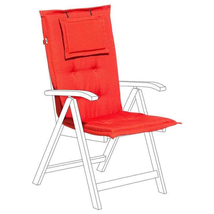 Perna pentru scaun Toscana 50 x 70 cm Rosu