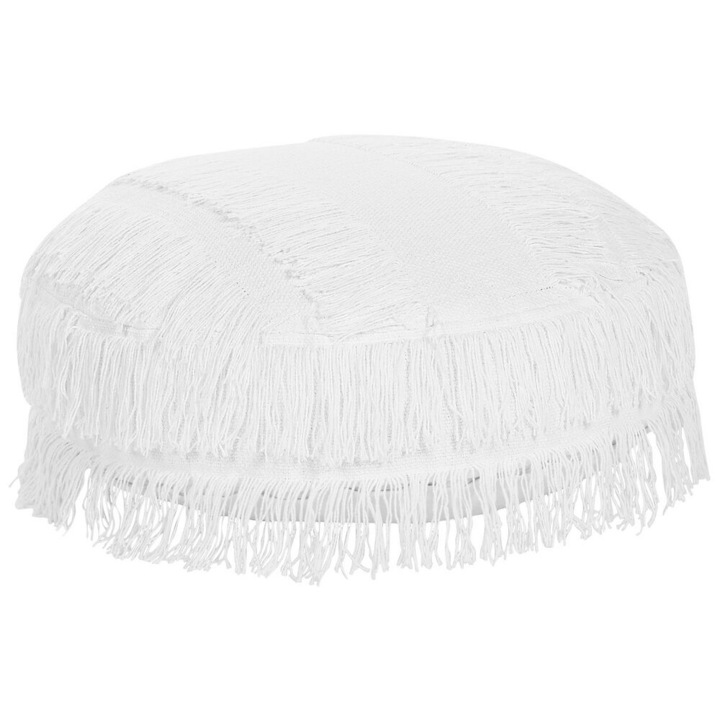 Perna de podea Oulad Bumbac Alb