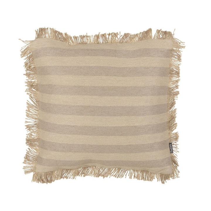 Perna din iuta bej 45 x 45 cm Cirsium