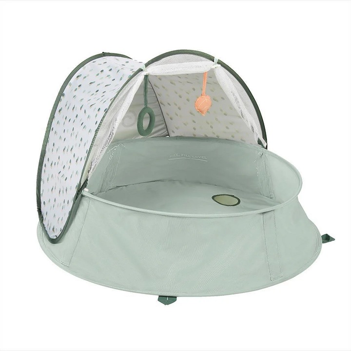 Бебешка кошара Babymoov Aquani, Сгъваема, с UV фактор 50+, Зелен
