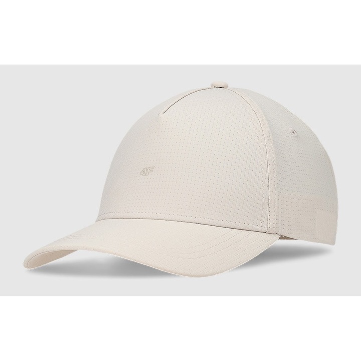 4F unisex sapka, 5 panel, rip-stop anyag, fehér, L/XL