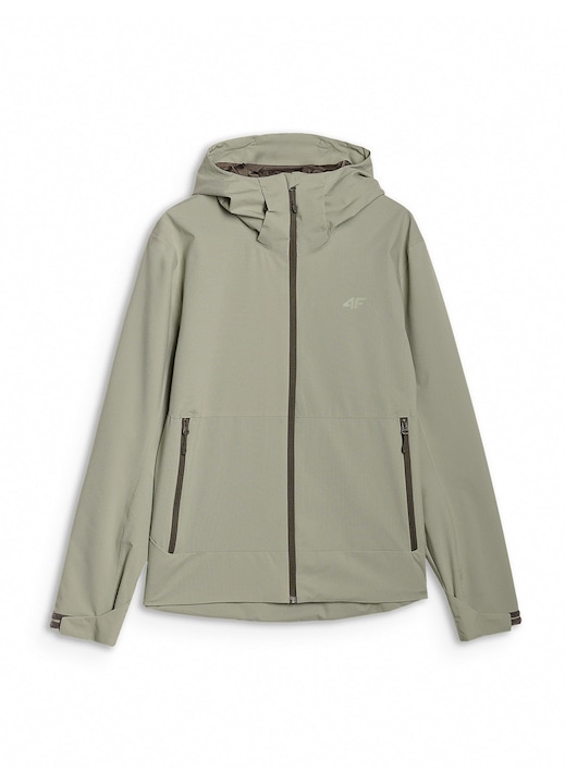 Jacheta de tranzitie barbati 4F, membrana NeoDry 5000, Sintetic, impermeabila, masliniu/kaki