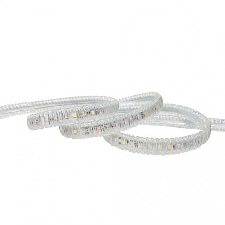 LED szalag Lightex CRYSTAL, 24V/DC, 8W/méter, Nedvességálló, 120D, 960lm, 16mm/5m, Nappali fény