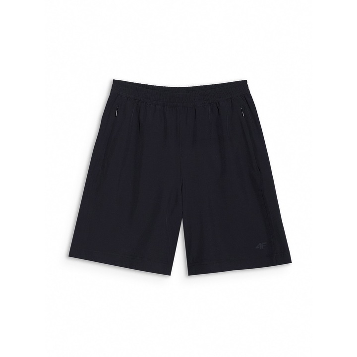 Pantaloni scurti de plaja 4F, negru, material usor, pentru inot, pentru femei