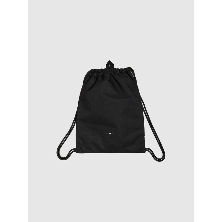Rucsac 4F tip sac, unisex, negru, 37x49cm, capacitate 15L