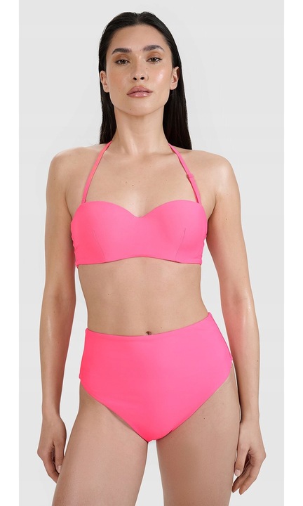 Bikinifelső 4F, rózsaszín, rugalmas, balconette, szintetikus