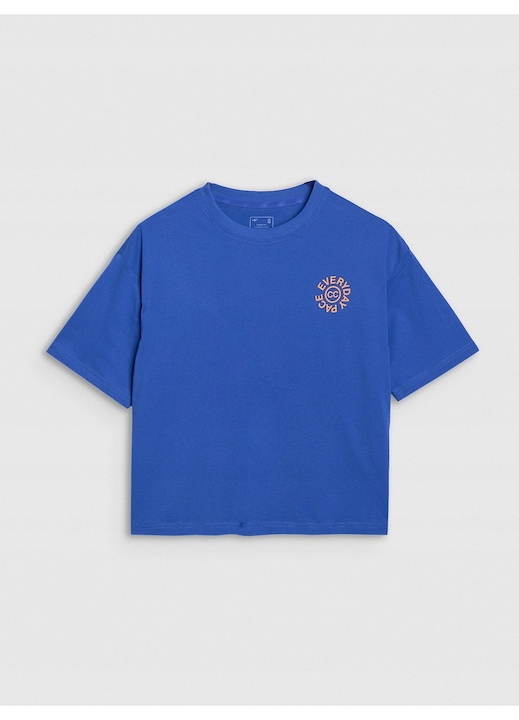 4F polo, pamut, kek, "Everyday Pace", Kék