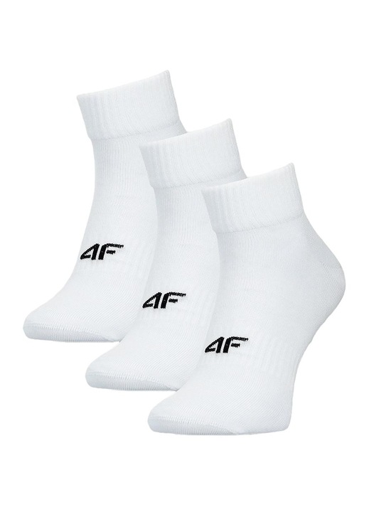 Мъжки чорапи 4FWMM00USOCM440-10S, 4F, Памук, 3 чифта, Бели