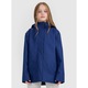 Geaca de tranzitie pentru copii 4F, bleumarin, impermeabila, cu gluga, sintetic