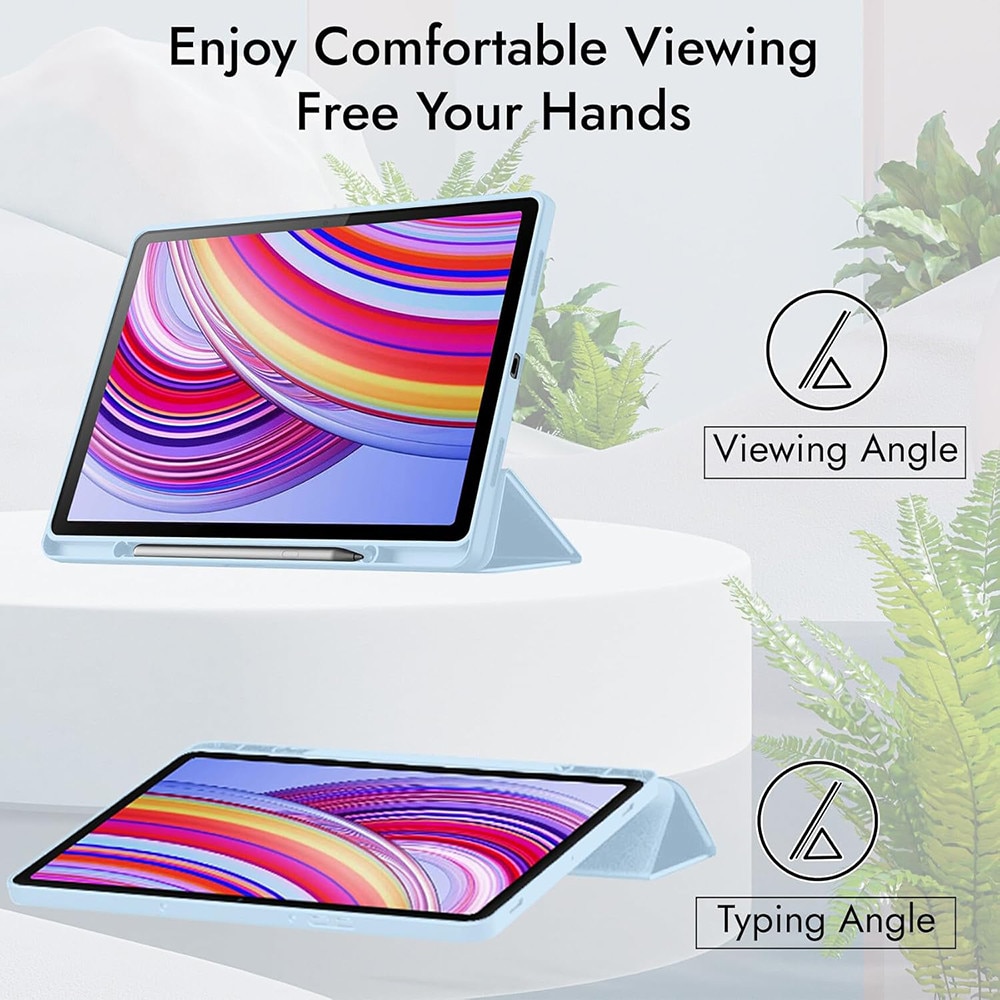 Husa pentru tableta Xiaomi Redmi Pad 2 Pro, Accesorio Flex Trifold, Matcha Green