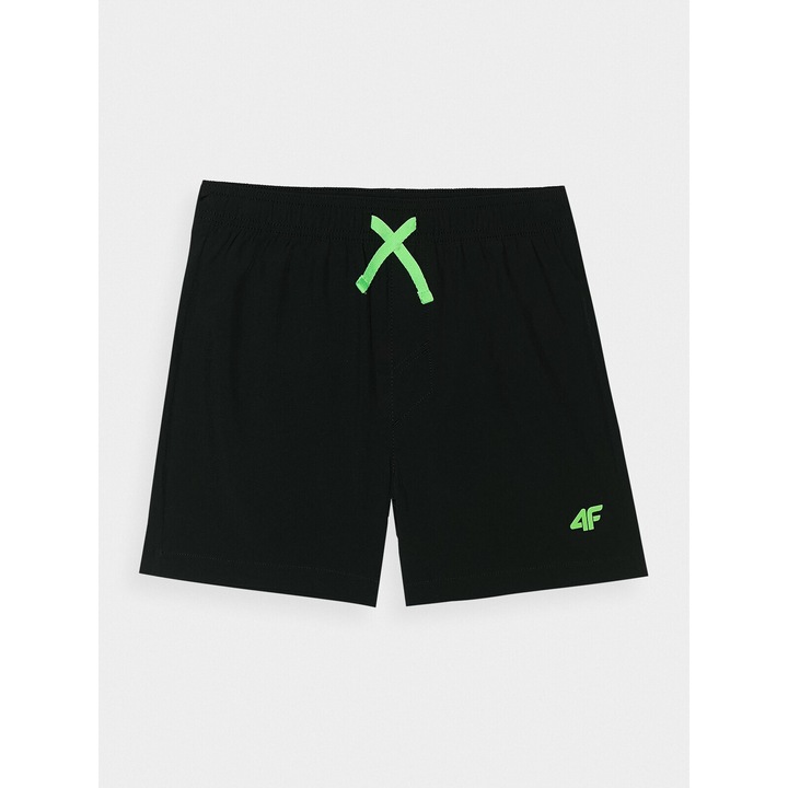 4F úszónadrág, fiú, fekete, Fekete