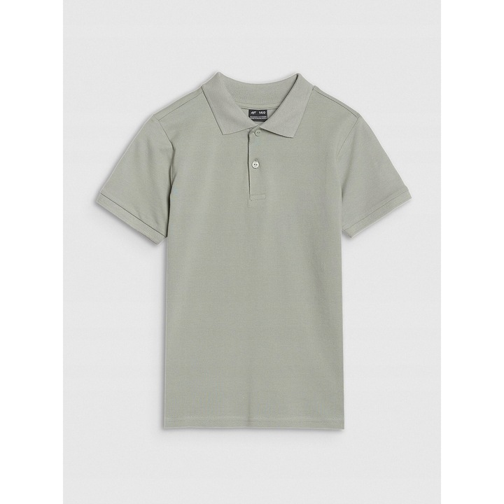 4F unisex pamut polo, zold, Zöld