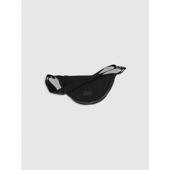 Női Crossbody válltáska 4F Junior, fekete, poliészter, univerzális, sport stílusú