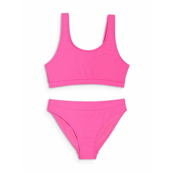 Costum de baie pentru fete 4F, 2 piese, roz