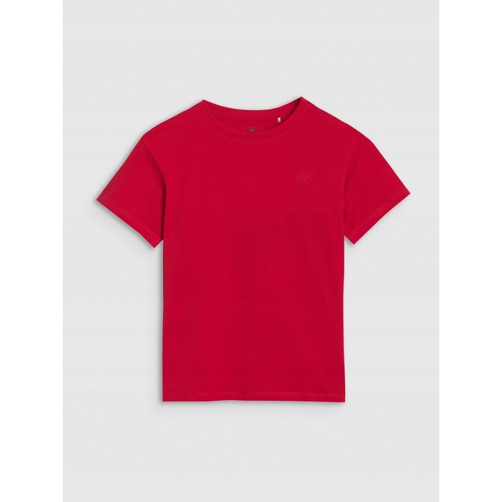 Piros pamut tulmeretezett polo 4F, Piros