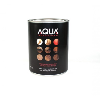 Impregnant cerat pe baza de apa pentru lemn cu mare putere de acoperire AQBA20/C33 wenge 5 l Impregnant cerat pe baza de apa pentru lemn cu mare putere de acoperire AQBA20/C33 wenge 5 l