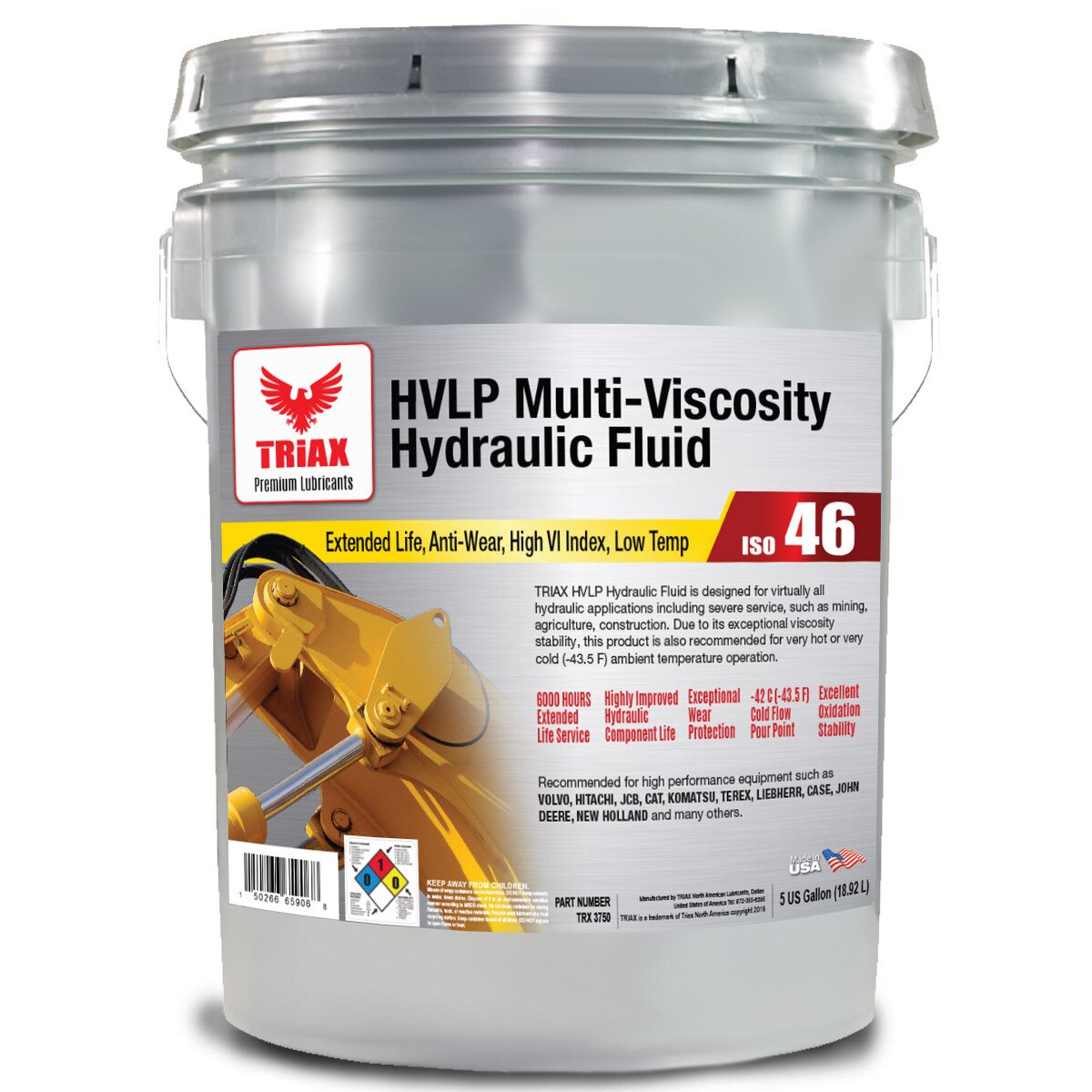 Ulei hidraulic TRIAX Multi-Viscosity HVLP 46, 18.92 L