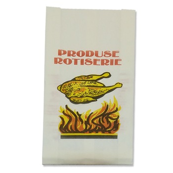 Pungi mari hartie pentru produse rotisate, 500 buc Pungi mari hartie pentru produse rotisate, 500 buc