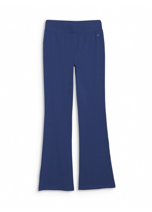 Colanti evazati 4F, Albastru marin, stil sportiv, Bleumarin