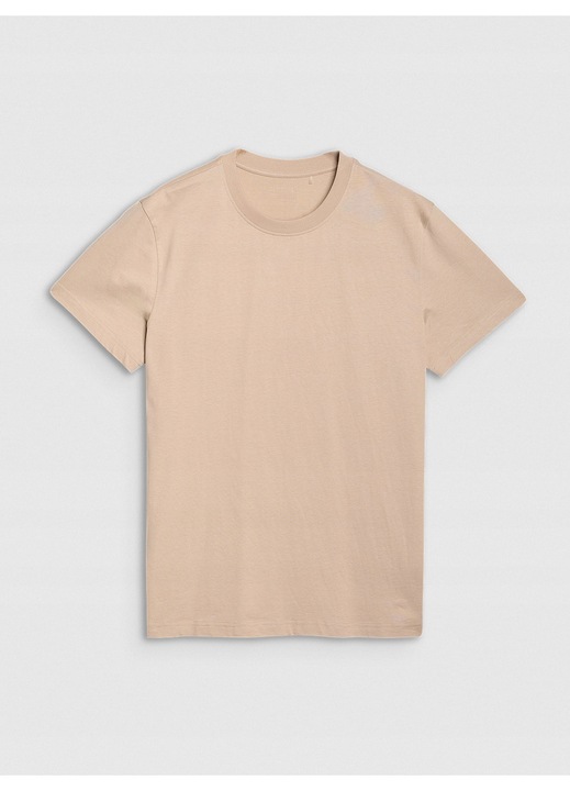 4F férfi póló, lezser, sportos, 100% pamut, bézs, 2XL