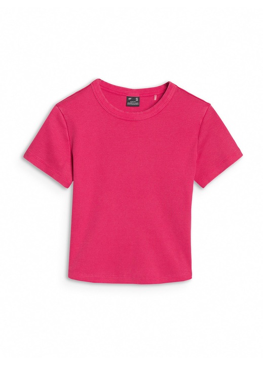 Tricou dama 4FRSS25TTSHF2696-54S, 4F, Bumbac, Roz
