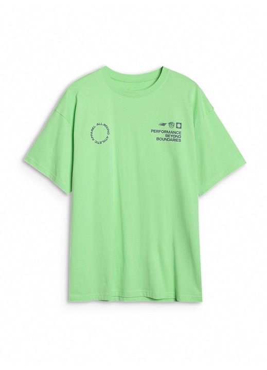 Tricou barbati 4F supradimensionat verde, Verde