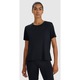 Tricou Antrenament Femei 4F Negru, Tehnologie Uscare Rapida 4FDry, Elastan, Marimi XS-XXL