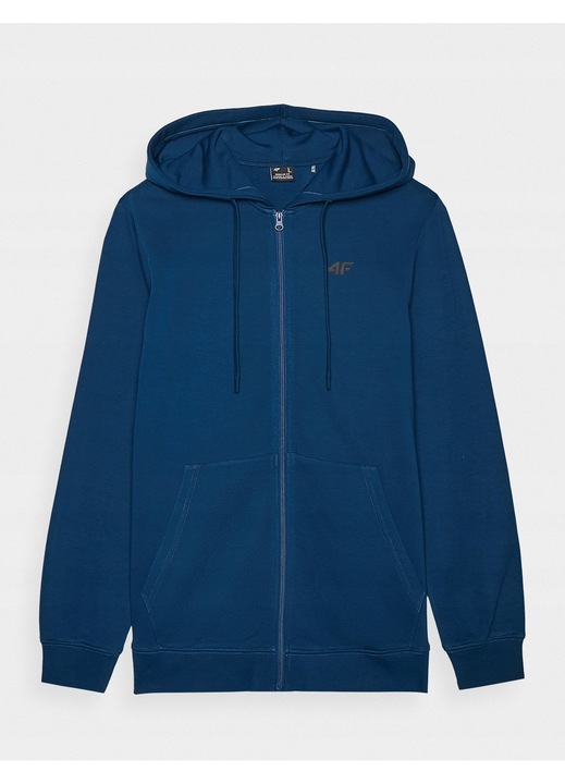 4F férfi pulóver, türkiz, pamut