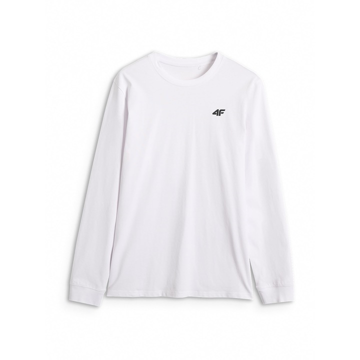 Tricou Alb Bumbac 4F, Alb