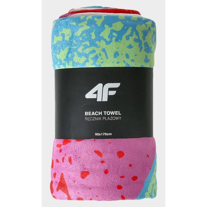 Prosop sportiv 4F, L (90x170cm), multicolor, rapid uscare