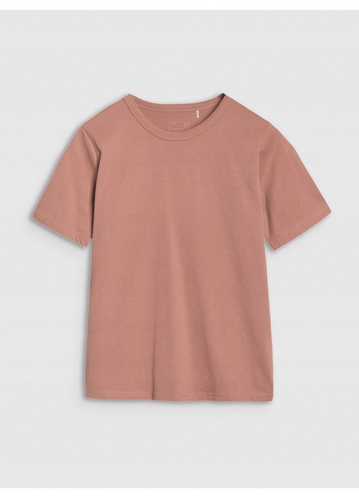 4F női póló, egyszerű, pamut, barna, XS INTL