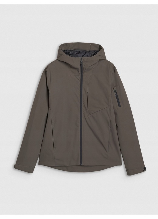 Férfi 4F átmeneti kabát, 8000 membrán, szintetikus, barna