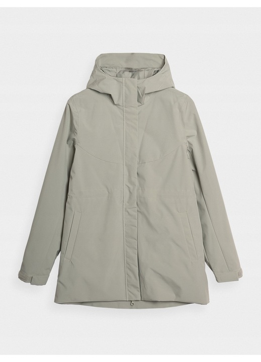 Geaca Parka Femei Urbana 4F, NeoDry 8000, Olive Moss Yellow, Impermeabila si Respirabilitate, Sport Multiplu, Sezon Tranzitie SS25