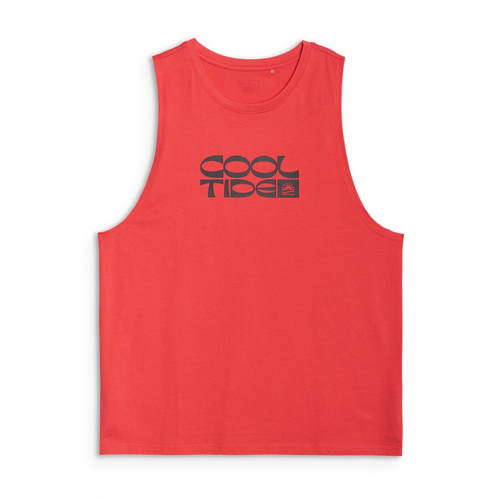 Maiou sport barbati 4F, bumbac, croiala normala, rosu