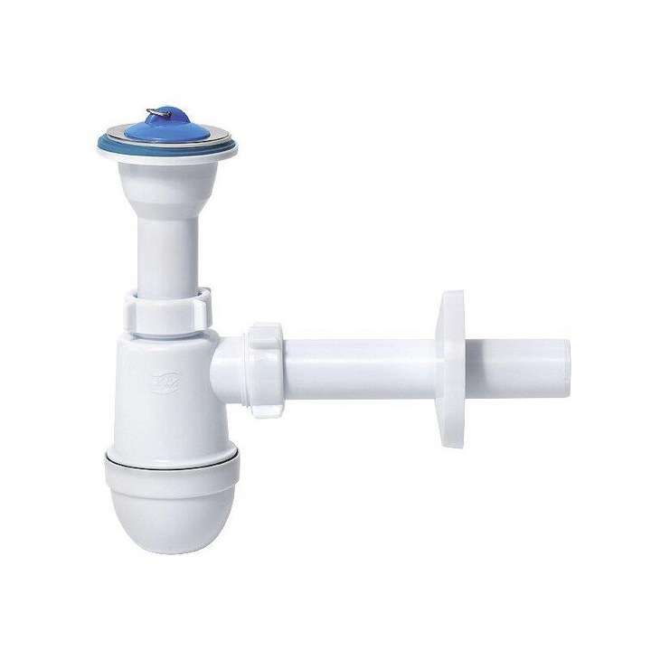 Сифон за умивалник 5/4" с метална мрежа, оттичане 32 мм