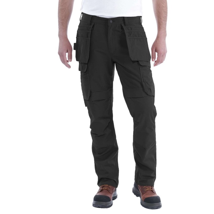 Férfi Emea Full Swing sportnadrág, CARHARTT, pamut/poliészter, fekete