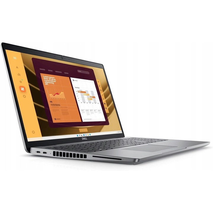 Dell Latitude 15.6" i5-1335U laptop, 16 GB RAM, 512 GB SSD, FHD IPS, Windows 11 Professional, ezüst