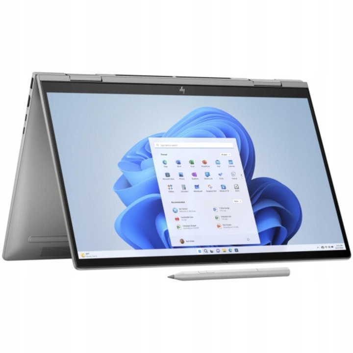 HP Envy 15 x360 2in1 laptop, Intel Core Ultra 7 155U processzor, 32GB RAM, 1TB SSD, FHD, 15.6 hüvelyk, Wi-Fi 6E, ezüst