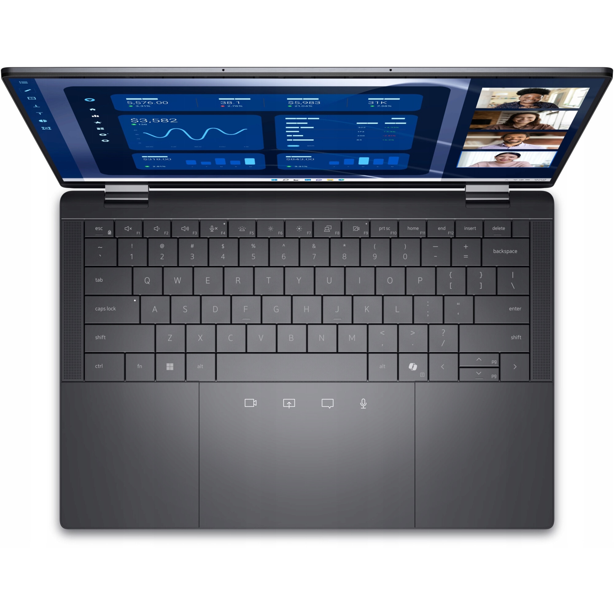 Laptop 2in1 Dell Latitude 9450, Intel Core Ultra 7 165U, 32GB RAM, SSD 1TB, 14" QHD+ Touch, 500 nit, negru