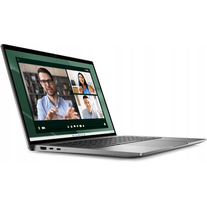 Dell Latitude 14 7450 laptop, Intel Core Ultra 7 155U processzor, 16 GB RAM, 1 TB SSD, FHD+, 5G Ready, 313x220x17,95 mm, 1,33 kg, szürke