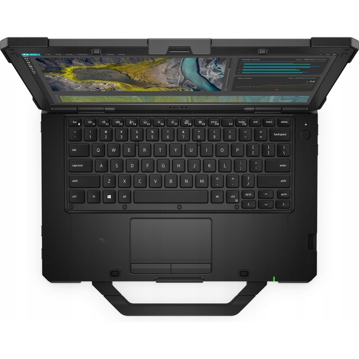 Dell Latitude 5430 Rugged laptop, Intel Core i5, 16 GB RAM, 512 GB SSD, FHD 14", érintőképernyő, 1100 nit, 2 akkumulátor, fekete