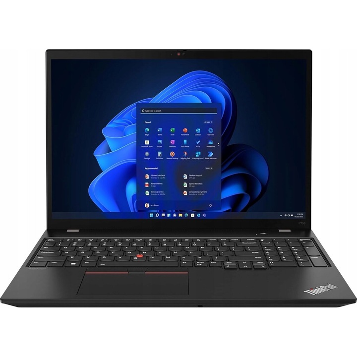 Lenovo ThinkPad P16s laptop, AMD Ryzen 7 PRO 6850U processzor, 16GB, 1TB SSD, 16" FHD IPS, Windows 11 Professional, fekete