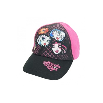 Sapca pentru fetite, Monster High, roz Sapca pentru fetite, Monster High, roz