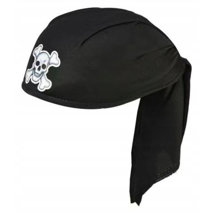 Bandana pirat, Norimpex, Elastic, Pentru copii, Negru