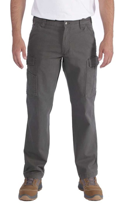 Карго панталон Carhartt, сив, памук