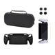 Set de geanta de protectie pentru Playstation Portal, folii de protectie, cu Husa Silicon de protectie, Thumb grip，Negru
